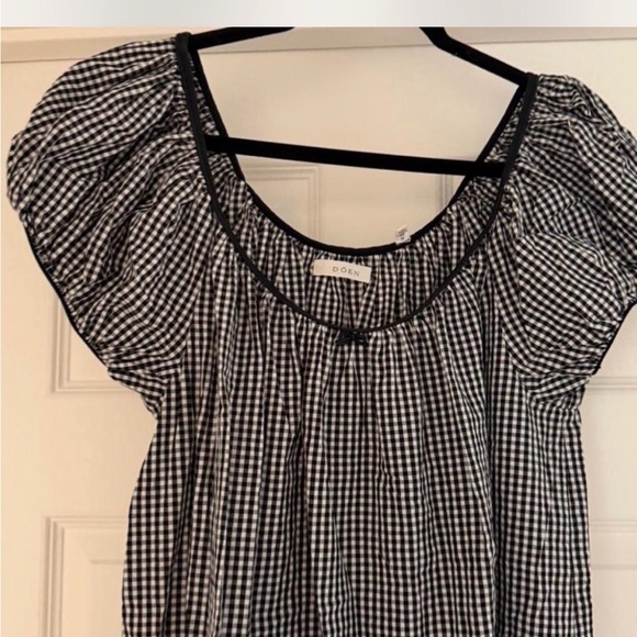 Down Julia gingham Dress - Picture 3 of 4